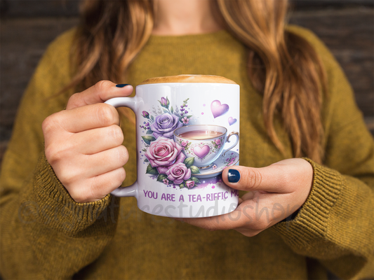 "You Are a Tea-riffic Mum" Cute Mother’s Day Gift